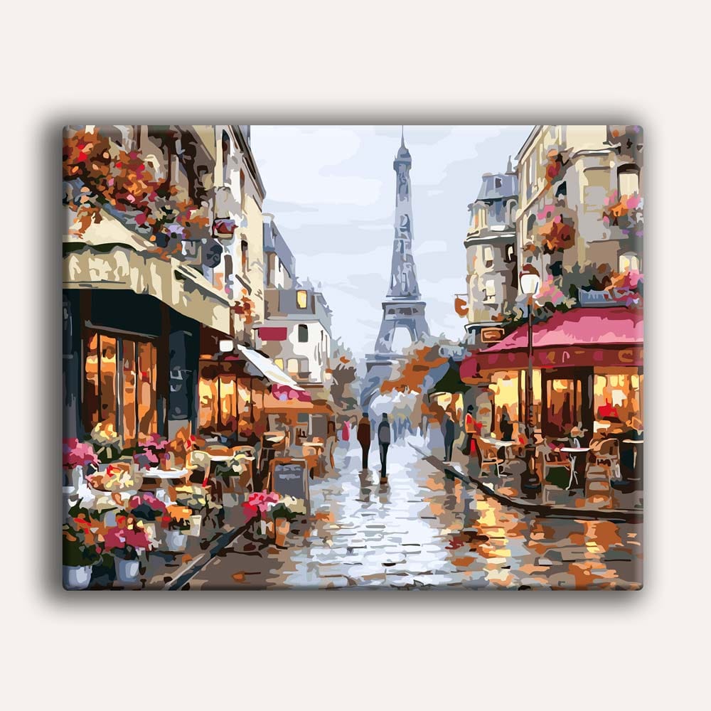 Rainy Day in Paris - Paint By Numbers Kit (ONLINE ORDER ONLY)