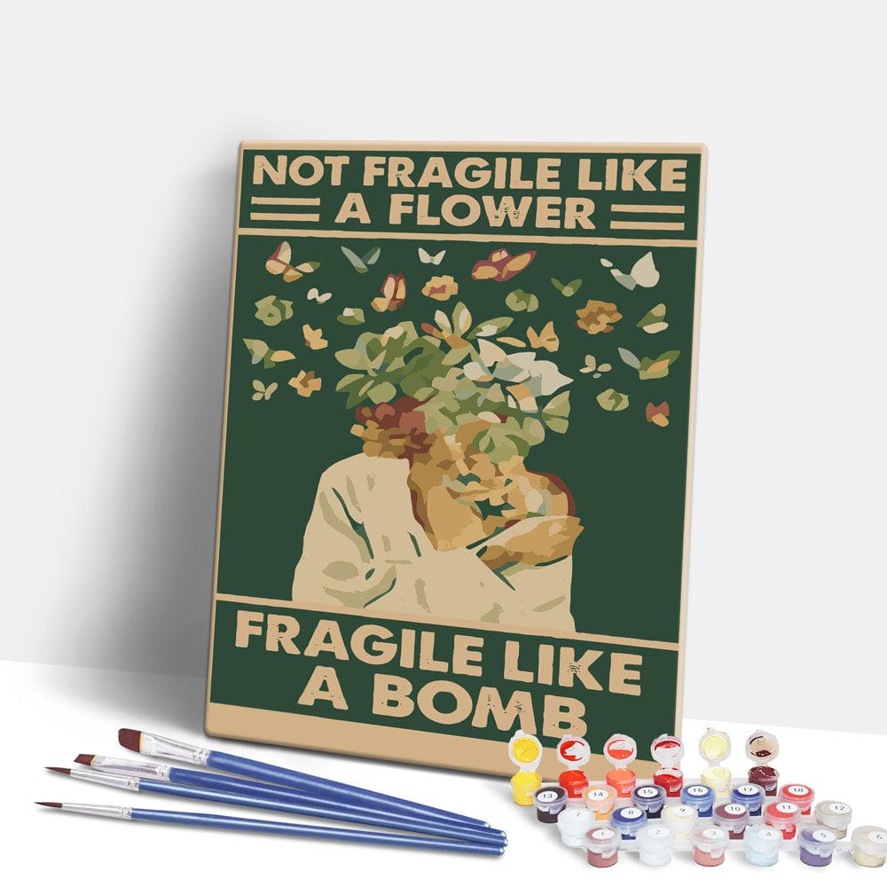 Fragile Like A Bomb - Paint By Numbers Kit (ONLINE ORDER ONLY)