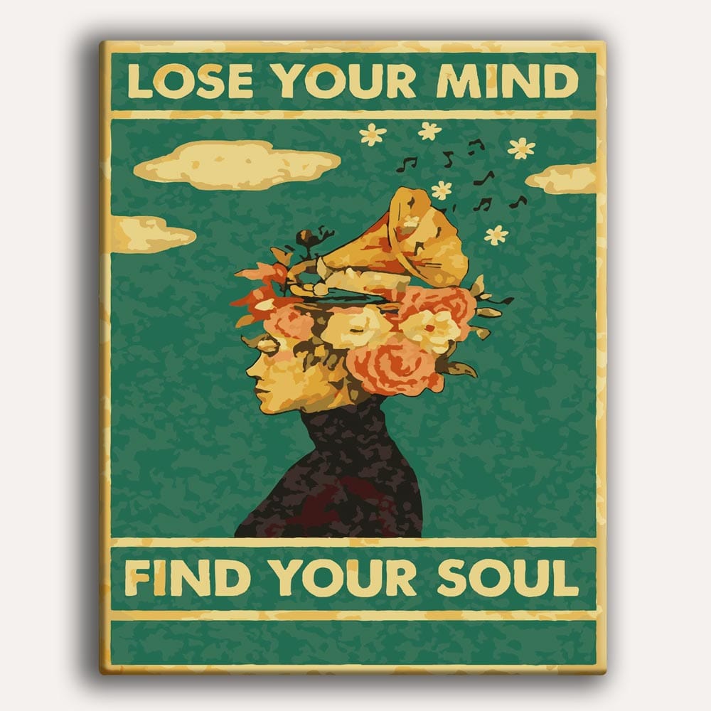Lose Your Mind, Find Your Soul - Paint By Numbers Kit (ONLINE ORDER ONLY)