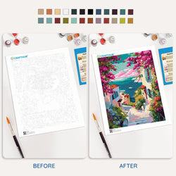 Coastal Charm - Paint By Numbers Kit (ONLINE ORDER ONLY)