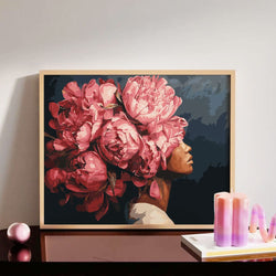 Pink Peonies - Paint By Numbers Kit (ONLINE ORDER ONLY)