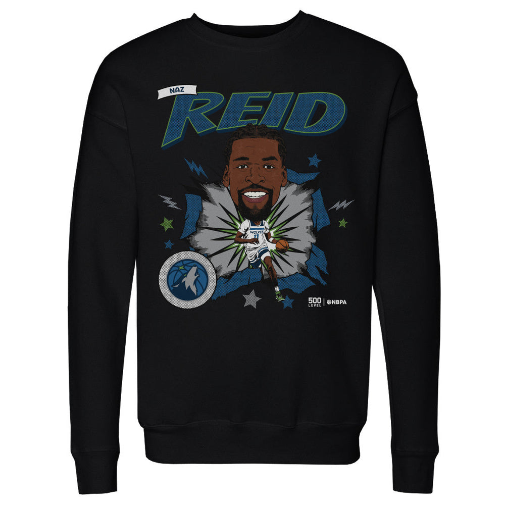 Naz Reid Minnesota Timberwolves Caricature WHT (ONLINE ORDER ONLY)