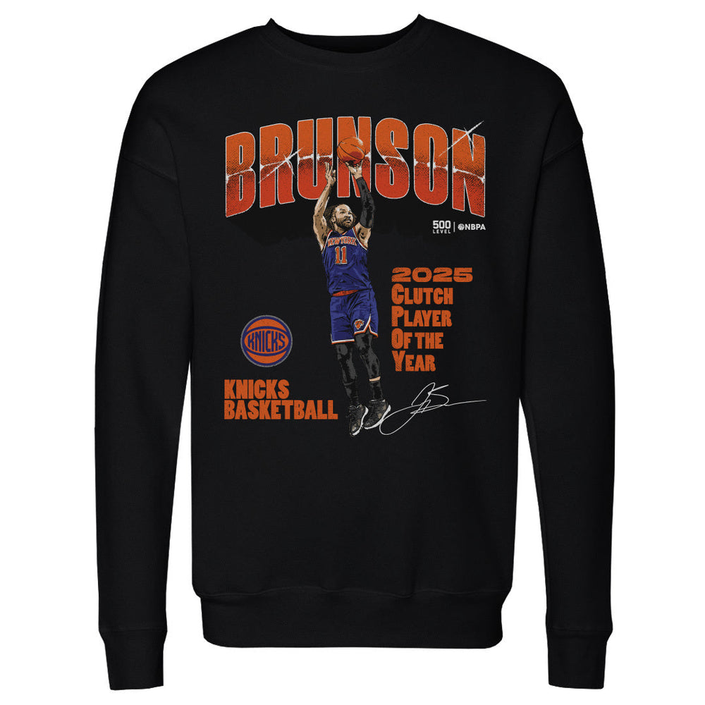Jalen Brunson New York Knicks 2025 Clutch Player Of The Year WHT (ONLINE ORDER ONLY)