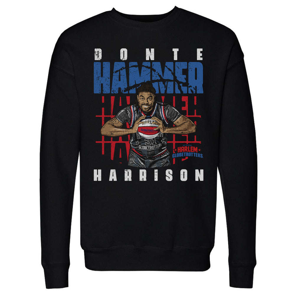 Hammer Harrison Harlem Globetrotters Pose WHT (ONLINE ONLY)