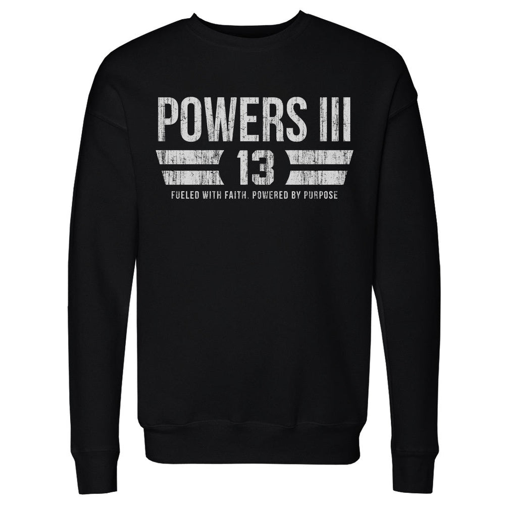 Reggie Powers III College Font WHT (ONLINE ORDER ONLY)