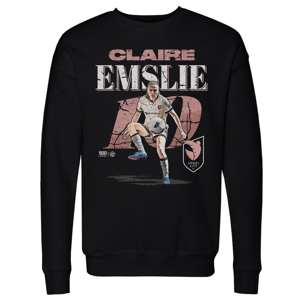 Claire Emslie Angel City FC Cracked Number WHT (ONLINE ORDER ONLY)