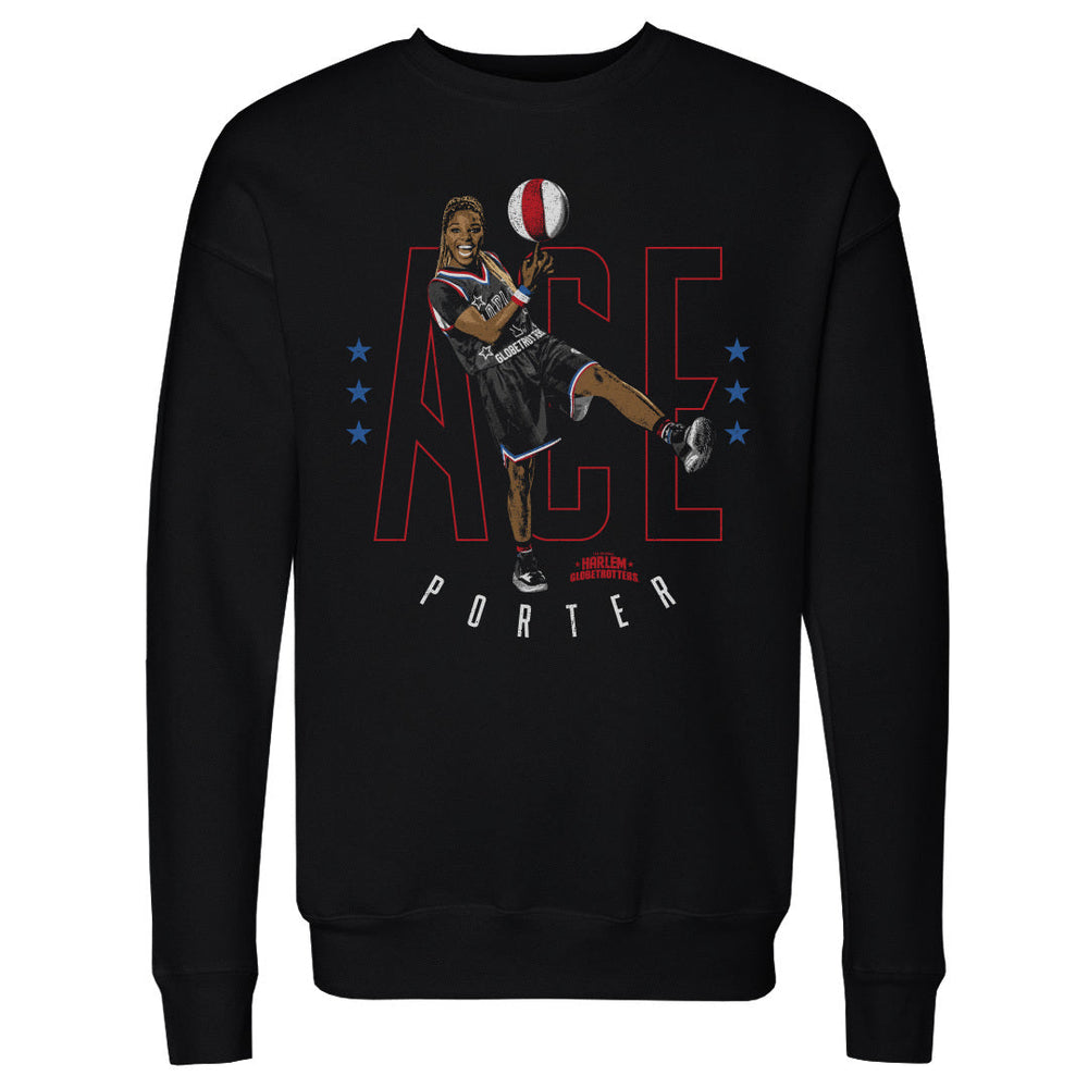 Ace Porter Harlem Globetrotters Outline WHT (ONLINE ONLY)