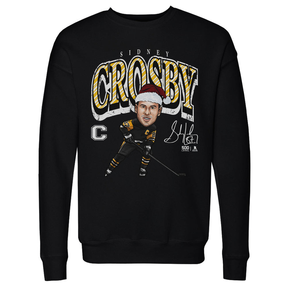 Sidney Crosby Pittsburgh Cartoon Santa Hat WHT (ONLINE ORDER ONLY)