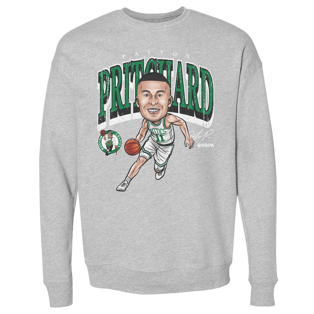Payton Pritchard Boston Celtics Cartoon WHT (ONLINE ORDER ONLY)