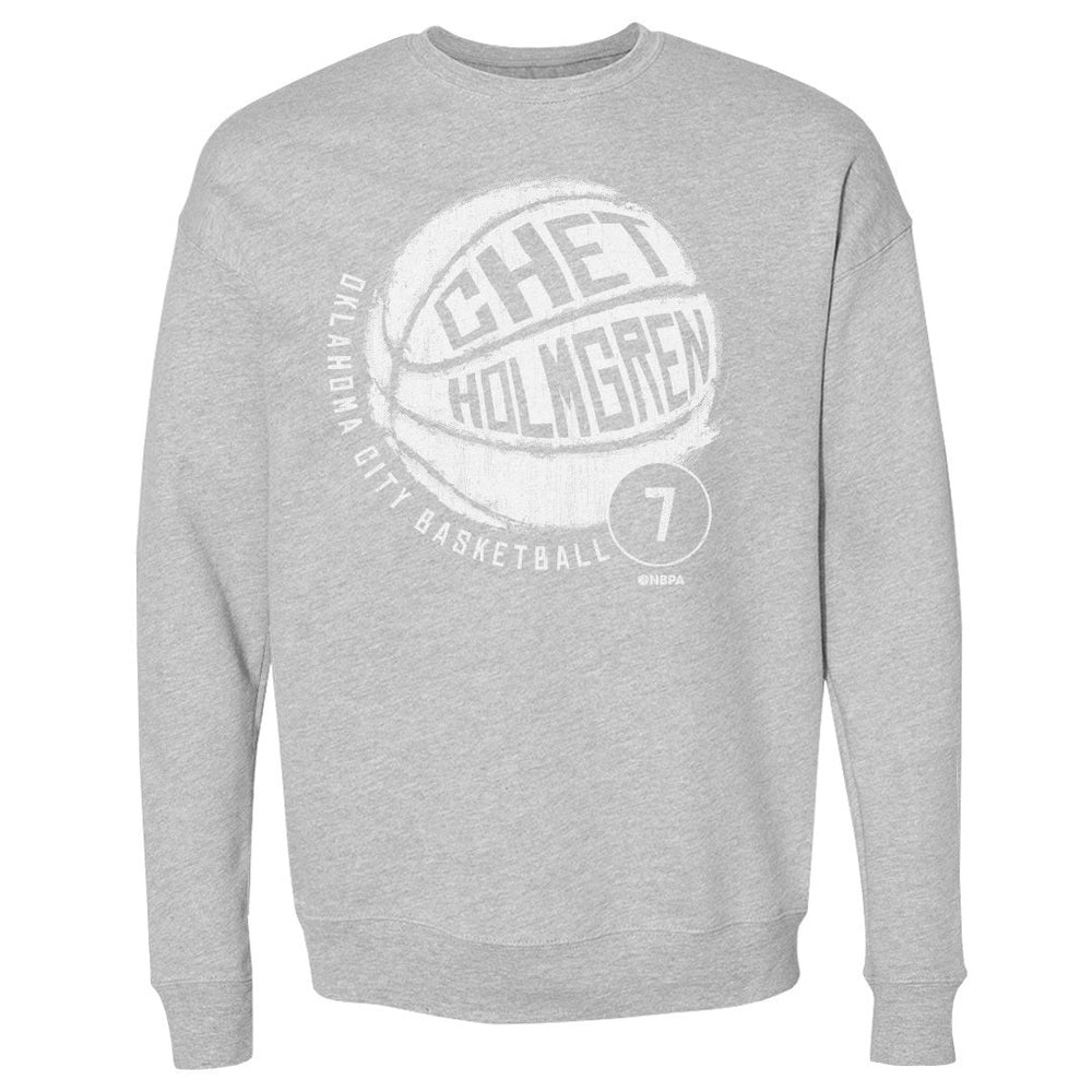 Chet Holmgren Oklahoma City Basketball WHT (ONLINE ORDER ONLY)