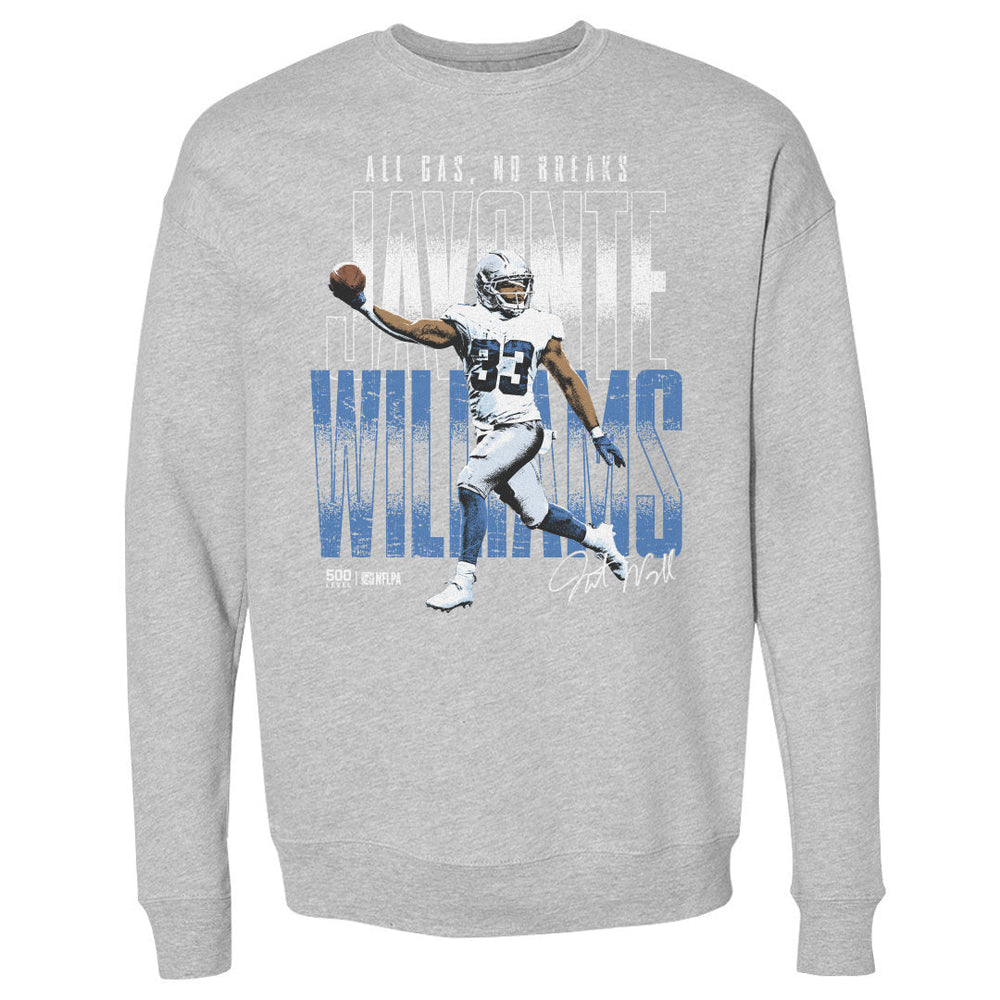 Javonte Williams Dallas All Gas No Breaks WHT (ONLINE ORDER ONLY)