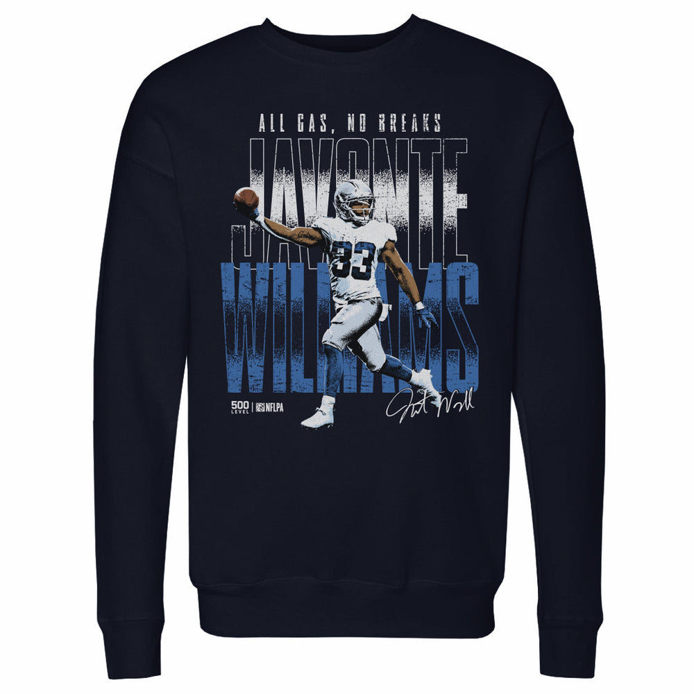 Javonte Williams Dallas All Gas No Breaks WHT (ONLINE ORDER ONLY)