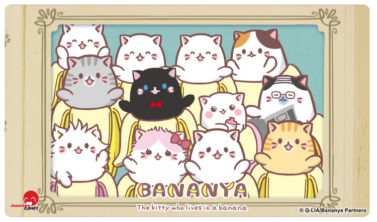 Officially Licensed Bananya Standard Playmat - Bananya Family