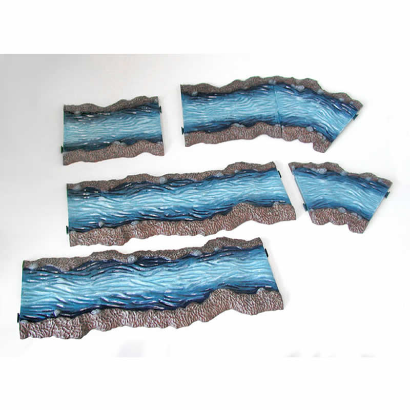 PEG5220 River Set Miniature Terrain Pegasus Hobbies (ONLINE ORDER ONLY)