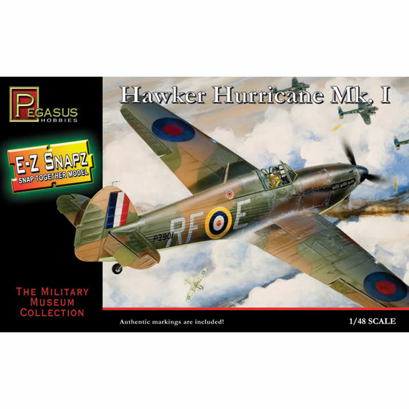 PEG8411 Hawker Hurricane MK.I 1/48 Scale Plastic Model Kit Pegasus Hobbies (ONLINE ORDER ONLY)