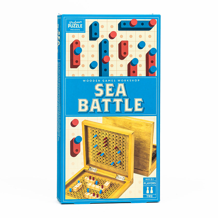 Professor Puzzle: Wooden Games Workshop - Sea Battle (ONLINE ORDER ONLY)