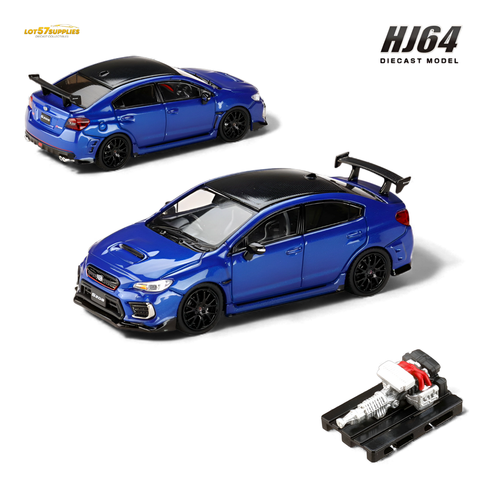 (Pre-Order) Hobby Japan Subaru S208 NBR Challenge Package - WR Blue Pearl 1:64 (ONLINE ORDER ONLY)
