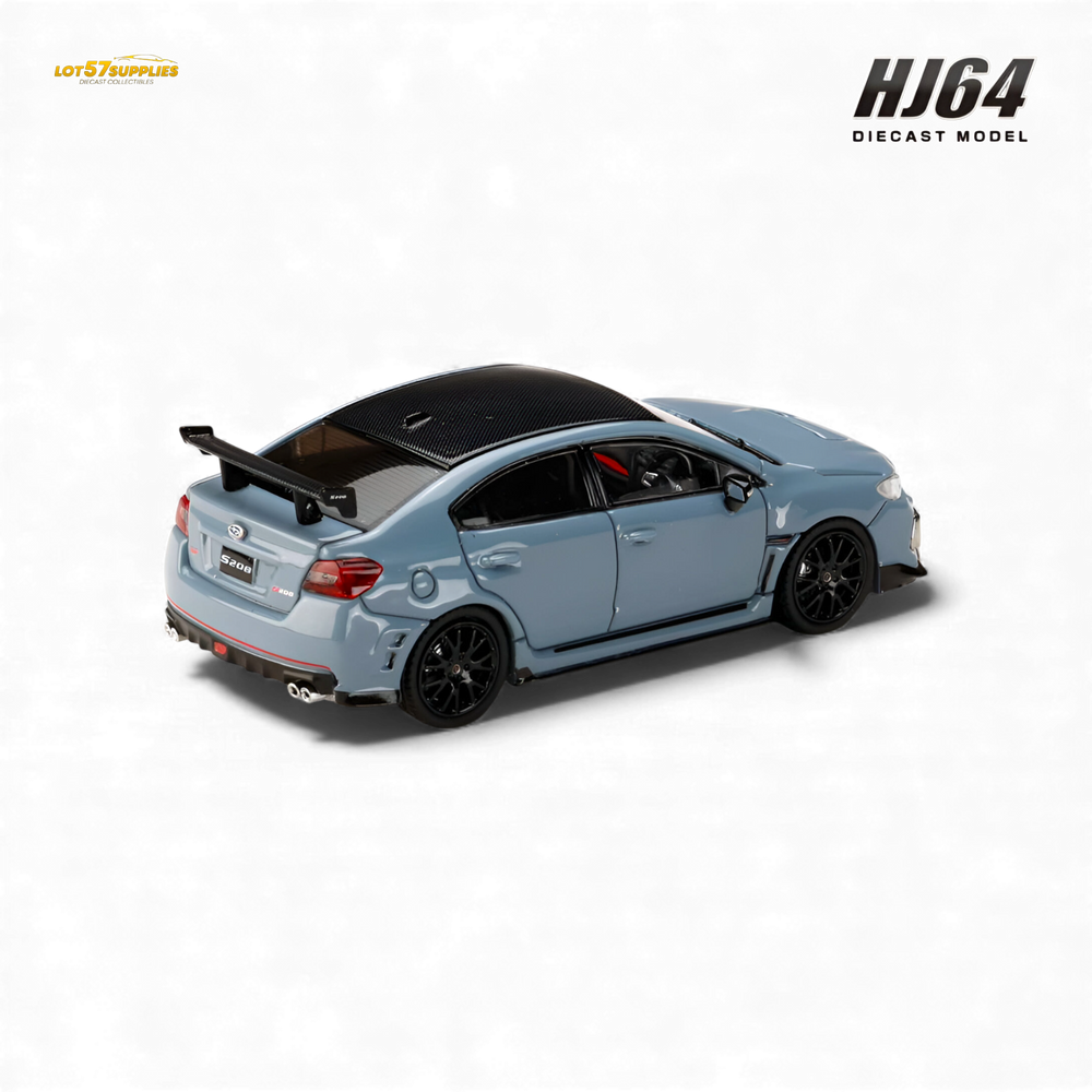 (Pre-Order) Hobby Japan Subaru S208 NBR Challenge Package - Cool Gray Khaki 1:64 (ONLINE ORDER ONLY)