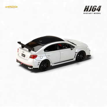 (Pre-Order) Hobby Japan Subaru S208 NBR Challenge Package - Crystal White Pearl 1:64 (ONLINE ORDER ONLY)
