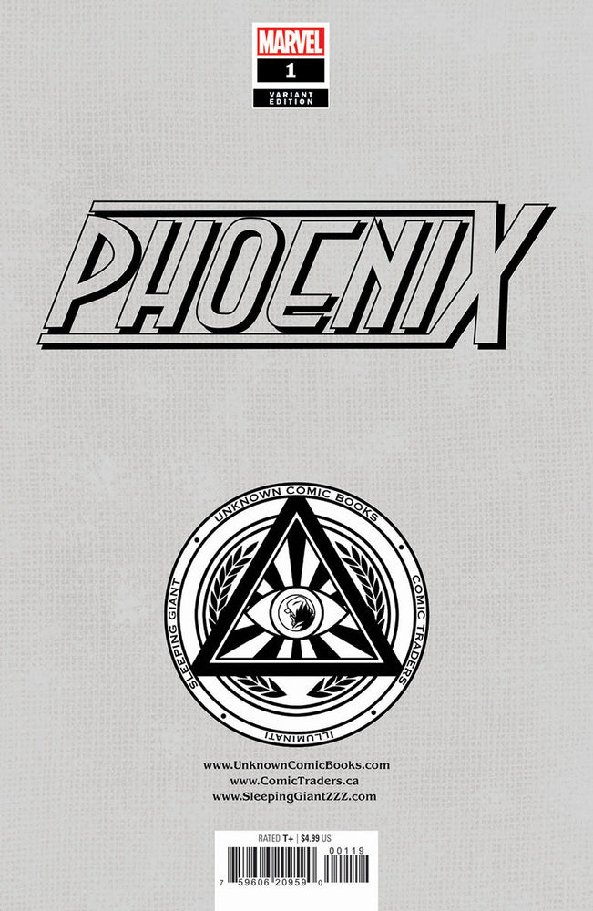 [Foil] Phoenix #1 Unknown Comics Nathan Szerdy Virgin Exclusive Sdcc 2024 Var (07/17/2024) (ONLINE ORDER ONLY)