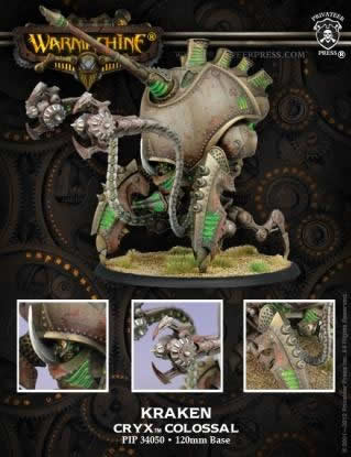 PIP34050 Kraken Colossal Cryx Warmachine Miniatures Game (ONLINE ORDER ONLY)
