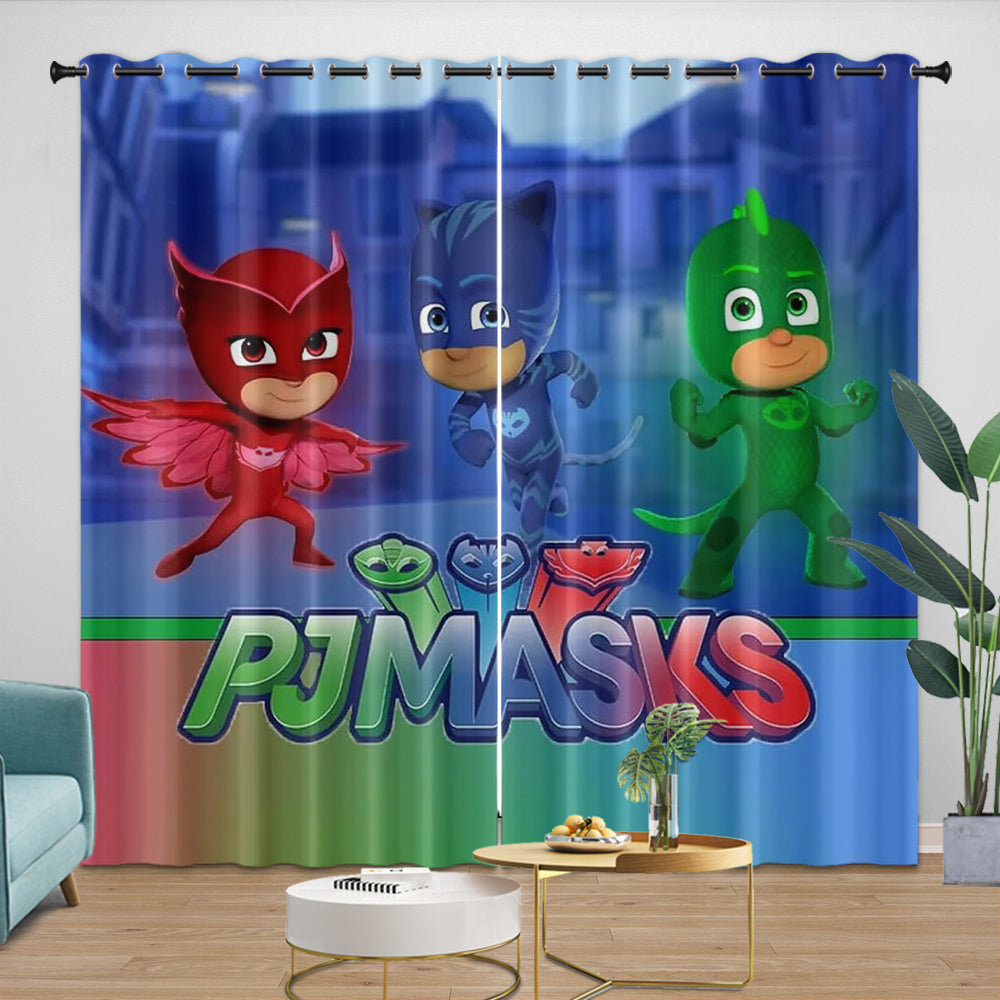 PJ Masks Curtains Pattern Blackout Window Drapes Room Decoration (ONLINE ORDER ONLY)