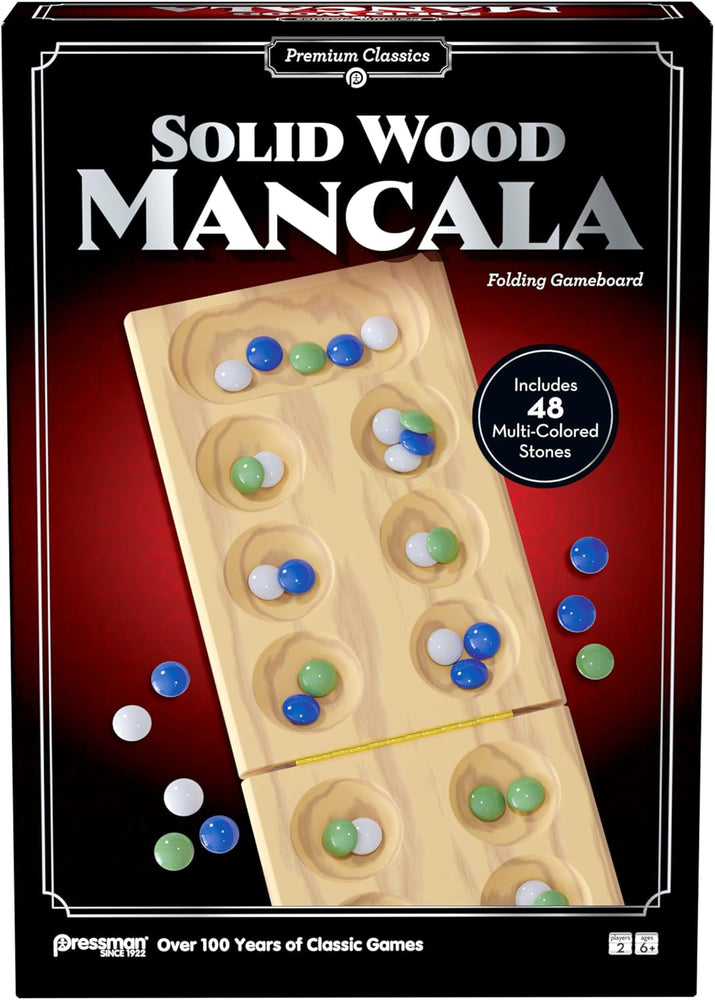 Pressman Premium Classics: Solid Wood Mancala