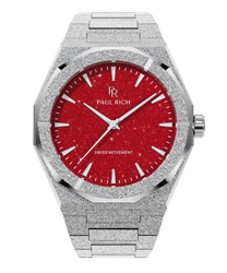 Frosted Star Dust II Silver Red