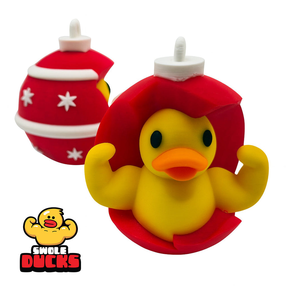 🎄 Swole Duck Holiday Orniment: Bulb PR Swole Duck (ONLINE ORDER ONLY)