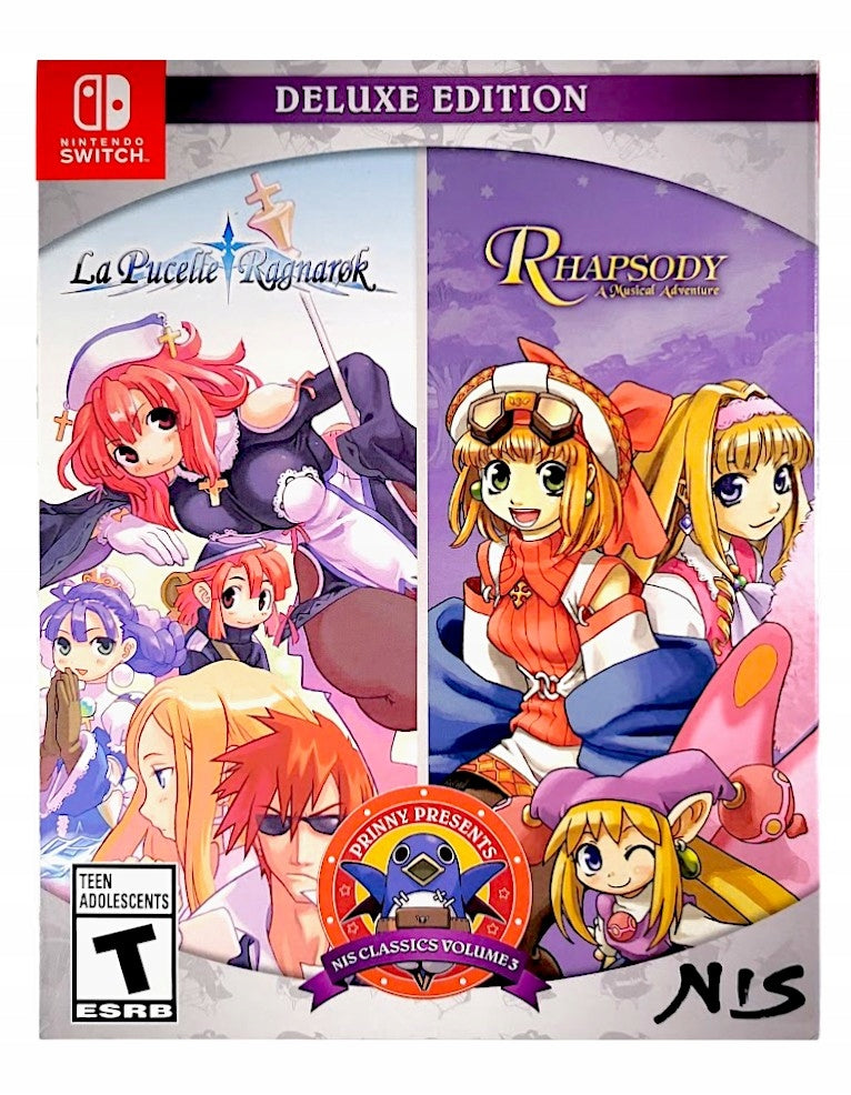 Prinny Presents: NIS Classics Volume 3: La Pucelle: Ragnarok / Rhapsody: A Musical Adventure! Deluxe Edition (Nintendo Switch) (ONLINE ORDER ONLY)