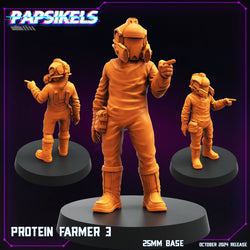 3D Printed Papsikels Protein Farmer Set October 2024 Cyberpunk 28mm 32mm (Online Only)