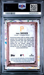 Graded 2024 Topps Bowmans Best Paul Skenes #BS2 Bowman Showpieces Mini Diamond Rookie RC Baseball Card PSA 10 Gem Mint