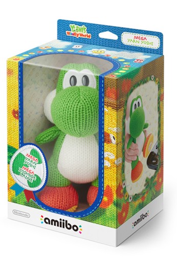 Mega Yarn Yoshi Amiibo: Yoshi's Wooly World Series (Nintendo Switch) (ONLINE ORDER ONLY)