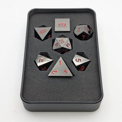 Ancient Passions - 7 Piece DnD Dice Set | Metal RPG Gaming Dice (ONLINE ORDER ONLY)