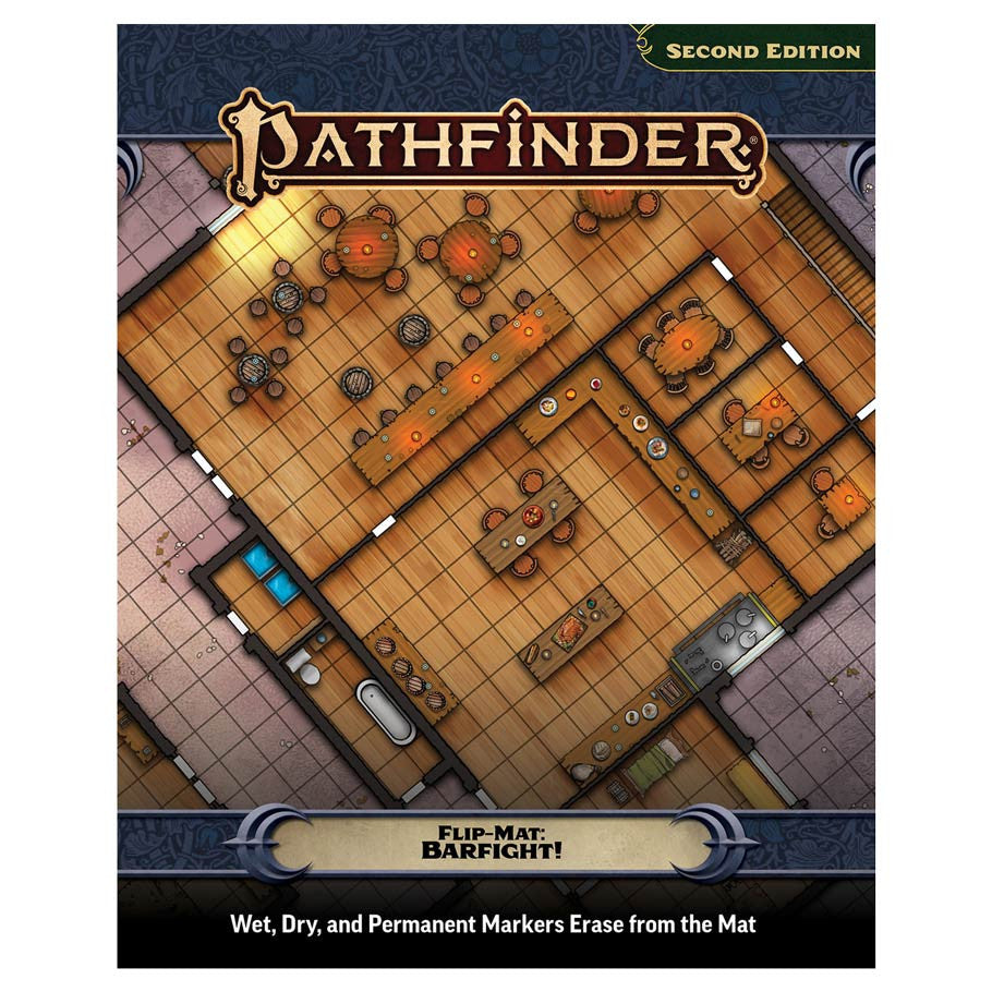 Pathfinder: Flip-Mat - Barfight! (2E) (ONLINE ORDER ONLY)