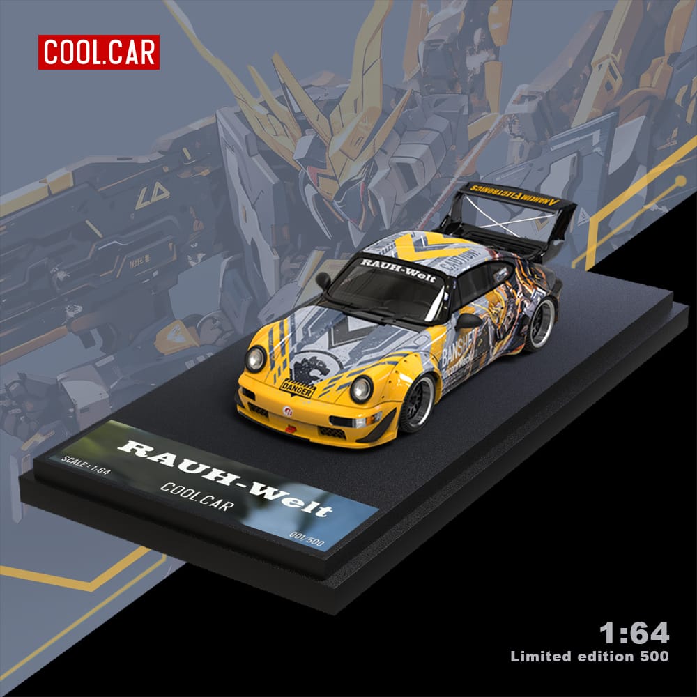 Cool Car Porsche RWB 964 BANSHEE MECHA Livery Ordinary 1:64 (ONLINE ORDER ONLY)