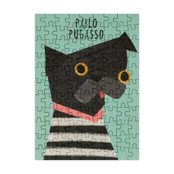 Pablo Pugcasso 99 Piece Mini Jigsaw Puzzle Happily (ONLINE ORDER ONLY)