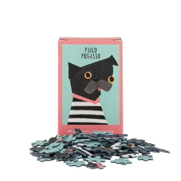 Pablo Pugcasso 99 Piece Mini Jigsaw Puzzle Happily (ONLINE ORDER ONLY)