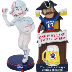 Pabst Blue Ribbon Bobbleheads