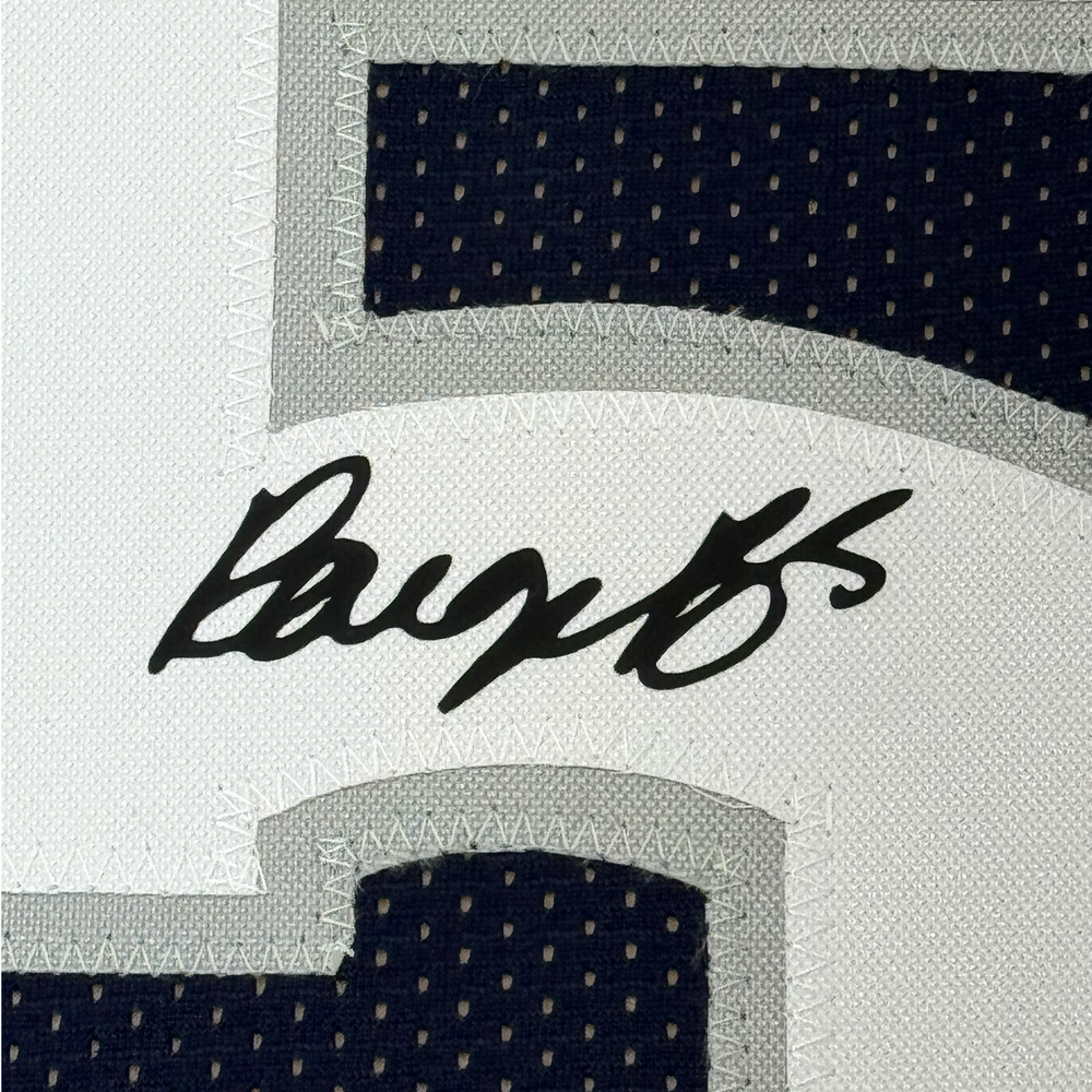 Framed Facsimile Autographed Paige Bueckers 35x39 UConn Blue Reprint Laser Auto College Basketball Jersey (ONLINE ORDER ONLY)