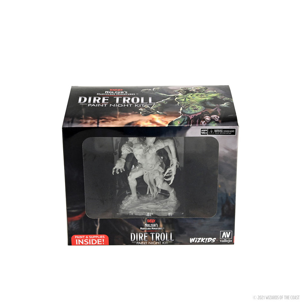 D&D: Nolzur's Marvelous Miniatures - Dire Troll (Paint Night Kit) (ONLINE ORDER ONLY)
