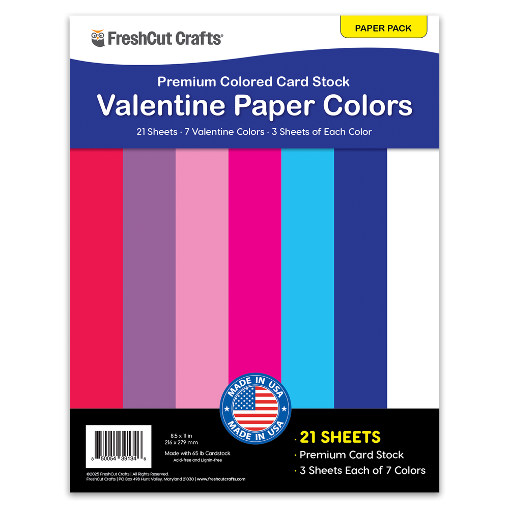 Valentine Paper Colors (ONLINE ORDER ONLY)