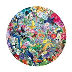 Paradise Garden 500 Piece Round Jigsaw Puzzle eeBoo (ONLINE ORDER ONLY)