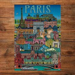 Paris Cityscape 500 Piece Jigsaw Puzzle Gibsons (ONLINE ORDER ONLY)