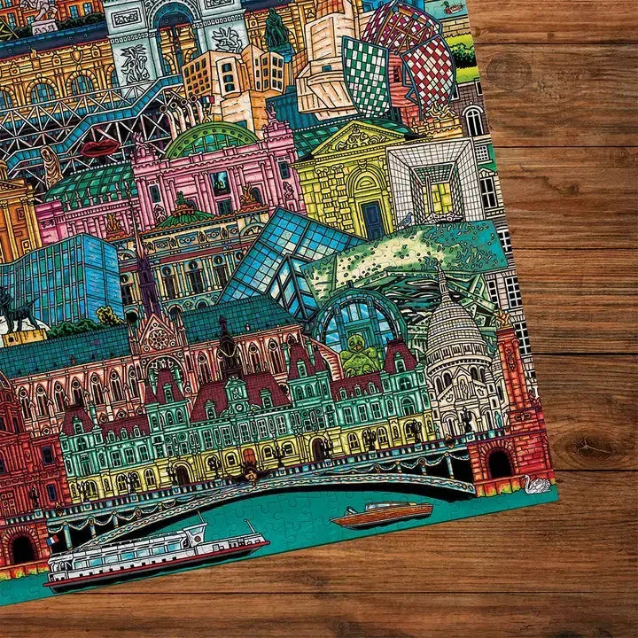Paris Cityscape 500 Piece Jigsaw Puzzle Gibsons (ONLINE ORDER ONLY)