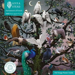 Parliament of Fowls by Anna Stead 1000 Piece Jigsaw Puzzle Flame Tree (ONLINE ORDER ONLY)