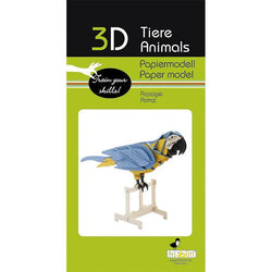 Parrot 3D Cardboard Model Kit Fridolin (ONLINE ORDER ONLY)