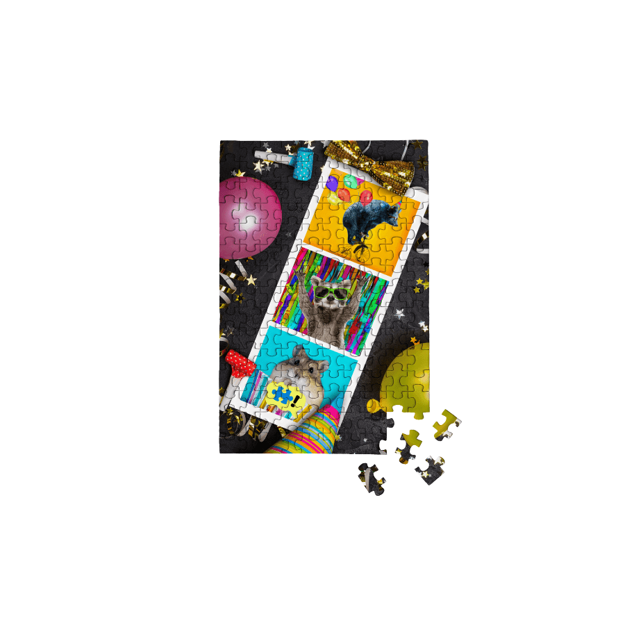 Party Animals 150 Piece Mini Jigsaw Puzzle Micro Puzzles (ONLINE ORDER ONLY)