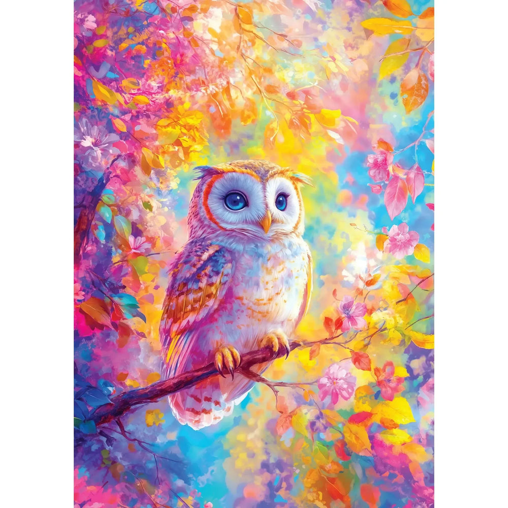 Pastel Owl 1000 Piece Jigsaw Puzzle Enjoy (ONLINE ORDER ONLY)