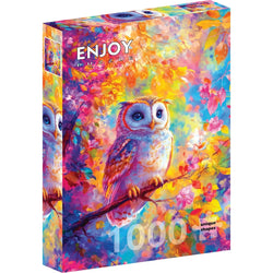 Pastel Owl 1000 Piece Jigsaw Puzzle Enjoy (ONLINE ORDER ONLY)